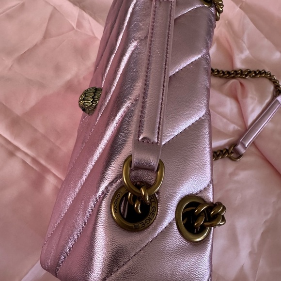 KURT GEIGER LONDON, The Kensington “ NWT Pink Quilted Shoulder Bag - Picture 5 of 17